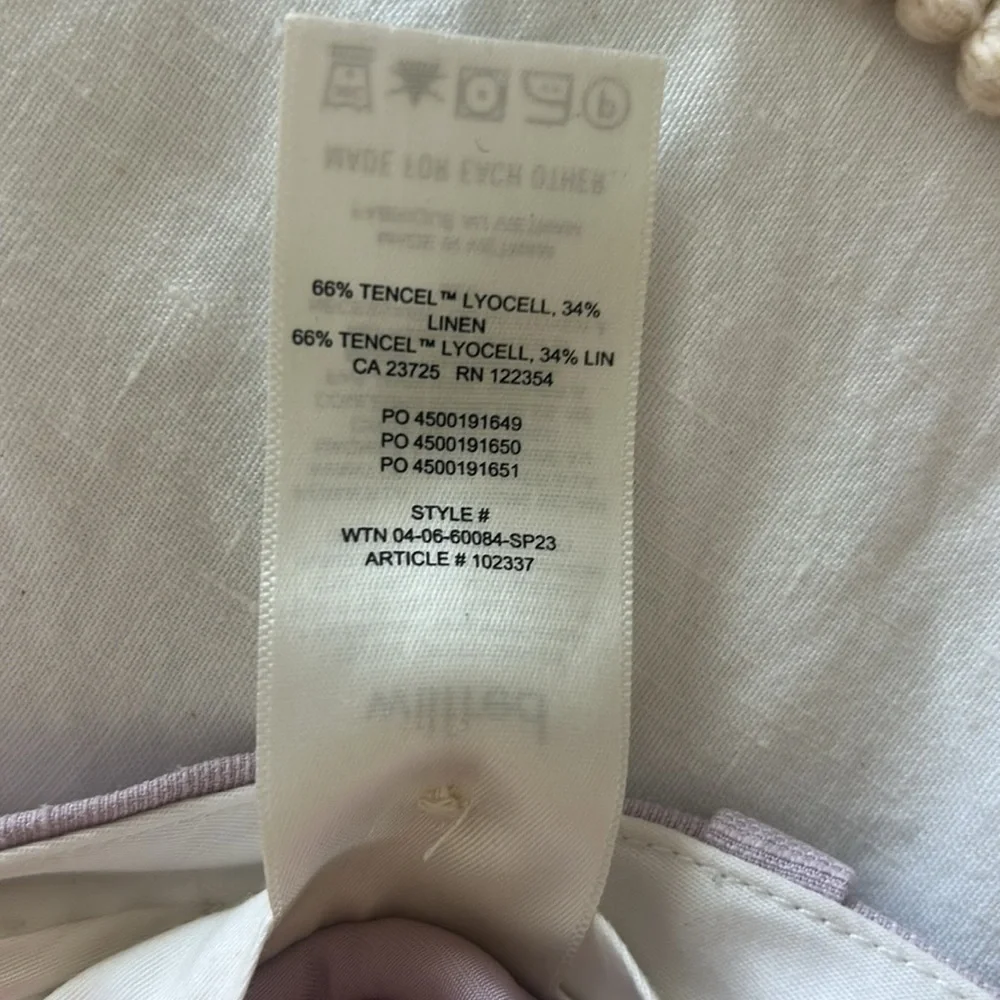 Aritzia Wilfred Effortless Cropped Linen Pant - Picture 7 of 7